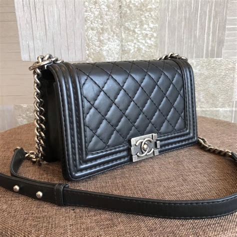 chanel le boy chain bag|chanel boyfriend bag small.